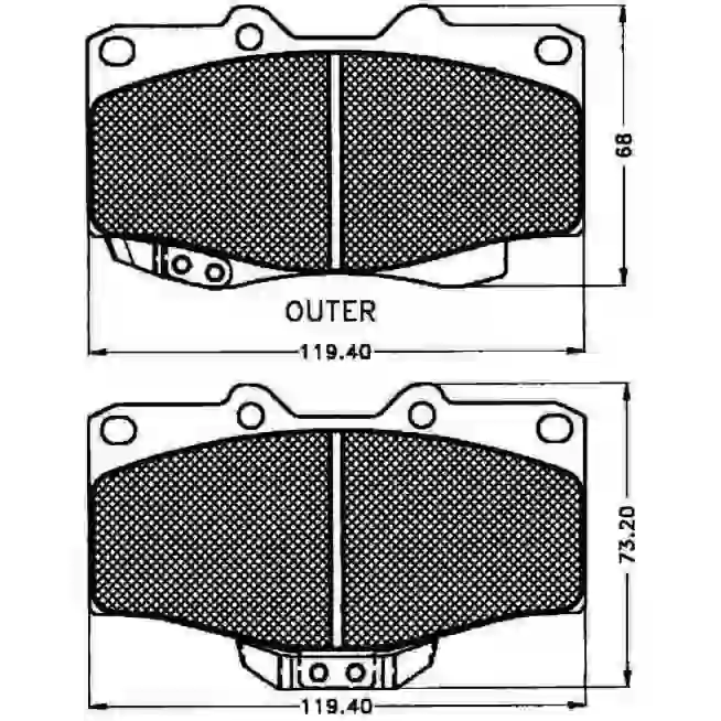 150007 - 0217 toyota 4 runner - hilux - land cruiser - prado delantera