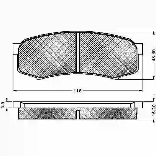 150027 - -- 0232 toyota land cruiser/ - hilux - prado - sw4 - lexus trasera