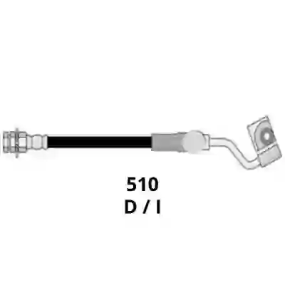 Fl103201 - flexible ford f100 80-- 83- f150 80-- 85 bronco ( del. izq.)
