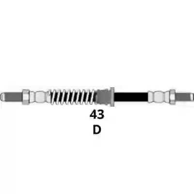 Fl385353 - flexible del. ford fiesta español 92-- 94 =388181
