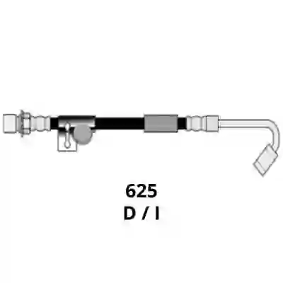 Fl4214956 - flexible chevrolet d20-c20 89-- 92 ( del. izq.)=4027