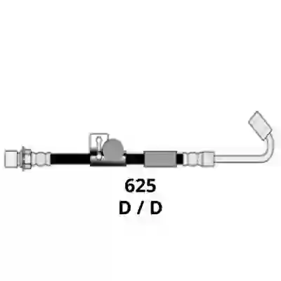 Fl4224956 - flexible chevrolet d20-c20 89-- 92 ( del. der.) =4026