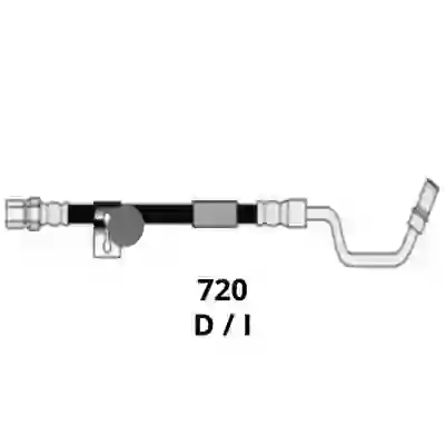 Fl4514961 - flexible chevrolet silverado 1997--  (del.izq.)=4073