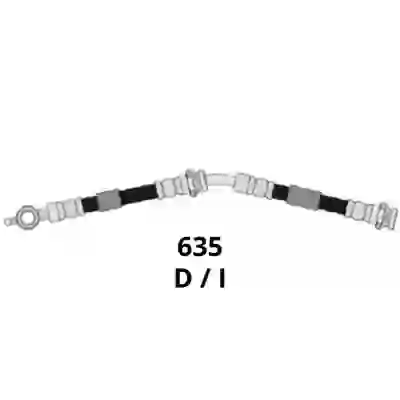 Fl6350198/1 - flexible ford ranger ( del. izq.) 2012/--  =3180