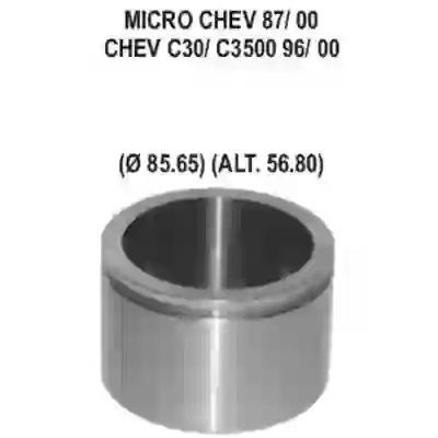 Pfd00950 - piston caliper ø 85.65mm alt.57mm chevrolet micro 87-- 00 - c30- 3500 96-- 00