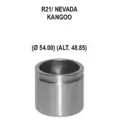 Pfd83532 - piston caliper ø 54mm alt 48.8mm renault 4-12-21-nevada-ford ka