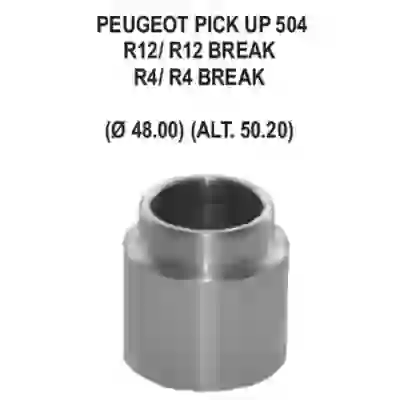 Pfd87840 - piston caliper - renault 4 | 12 | peugeot pick-up 504 - vw kombi - diam. 48 | alt. 50.20