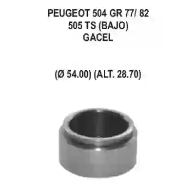 Pfd88095 - piston caliper - peugeot 504 | 505 - diam. 54 | alt. 28.70